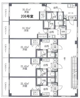 ベル・エポック【2階】の間取り