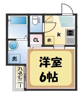 埼玉県春日部市本田町2【アパート】の間取り