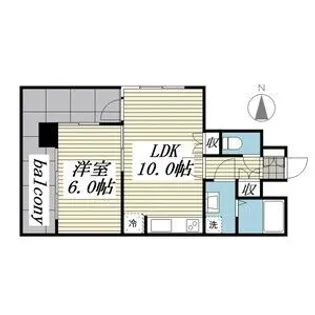 パセール青柳【1階】の間取り