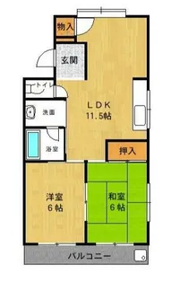 沢乃杜レジデンス【2階】の間取り