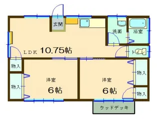 群馬県桐生市菱町4【一戸建】の間取り