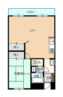 山口県山口市吉敷赤田1【アパート】の間取り