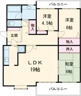 レジデンス元木【1階】の間取り