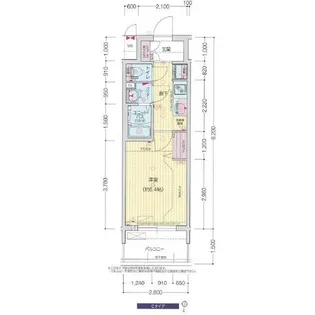 愛知県名古屋市中区栄1【マンション】の間取り