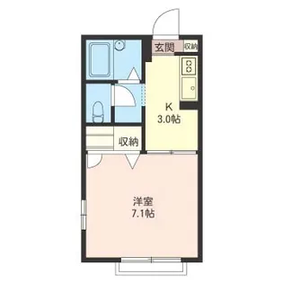 フィオーレけやき台【2階】の間取り