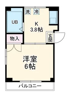ノイエハイム高津【1階】の間取り