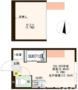 東京都杉並区成田東5【アパート】の間取り