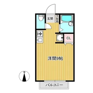 モンシャトーK【1階】の間取り