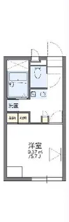 レオパレス風【2階】の間取り