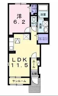 愛知県名古屋市緑区鳴海町字大清水【アパート】の間取り