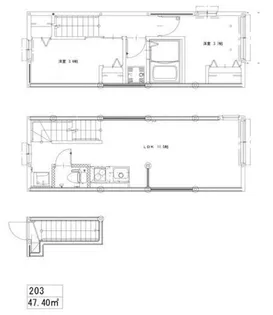 ソルナクレイシア三鷹II【3階】の間取り