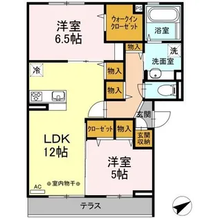 ポーロウニア横山【2階】の間取り