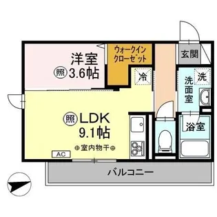 グラン カナル【3階】の間取り