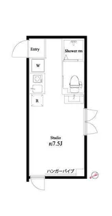 VARY s 北千住【2階】の間取り