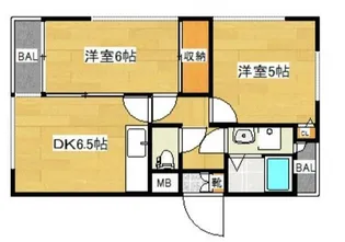 神奈川県横浜市南区永楽町1【マンション】の間取り