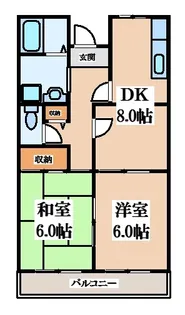 メゾンさくら【2階】の間取り
