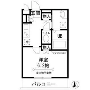 サニーサイド旗の台【3階】の間取り