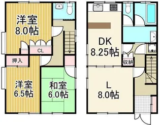 東京都台東区雷門1【一戸建】の間取り