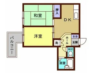 オークハイム【3階】の間取り