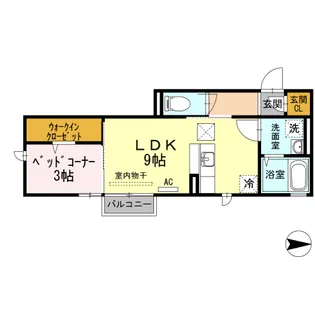 新潟県上越市春日山町2【アパート】の間取り