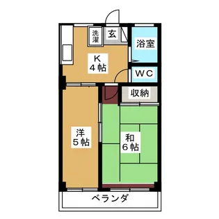 東京都大田区大森西7【マンション】の間取り
