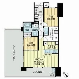 福岡県福岡市博多区板付4【マンション】の間取り