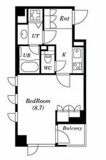 コトー赤坂【3階】の間取り
