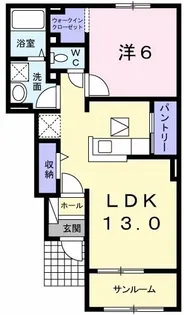 フィオーレ【1階】の間取り
