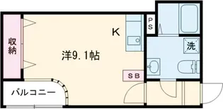 フォセット上北沢【1階】の間取り