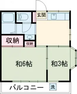 エフパレス【2階】の間取り