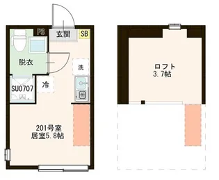 仮称)ハーモニーテラス田園調布南【2階】の間取り