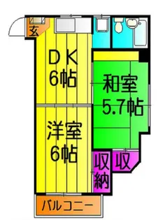 赤羽リームメンヒル【4階】の間取り