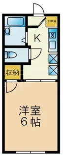 マミエール日栄【1階】の間取り