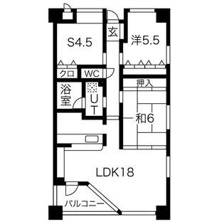 サンクレスト泉中央【7階】の間取り