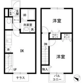 神奈川県横浜市鶴見区獅子ケ谷2【一戸建】の間取り