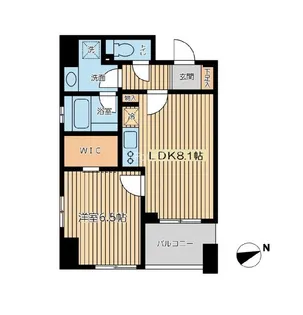 CITY SPIRE 芝公園【9階】の間取り