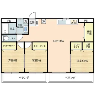 メゾン松崎【2階】の間取り