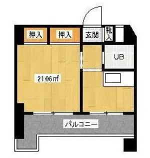 Uトピア高幡不動【6階】の間取り