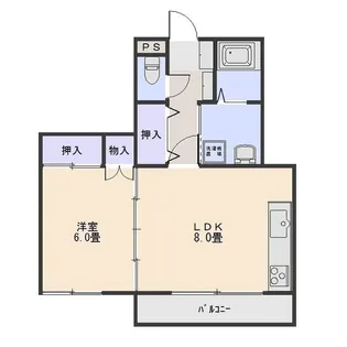 群馬県前橋市日吉町4【アパート】の間取り