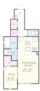 ルーセントSAGA大財【1階】の間取り