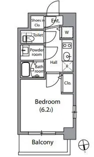 大阪府大阪市北区大淀北1【マンション】の間取り