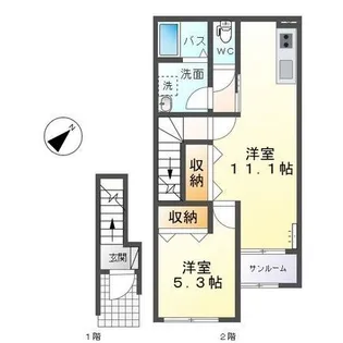 リーベラ【2階】の間取り