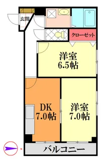 グレイス青葉【3階】の間取り
