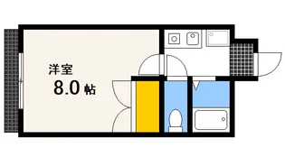 ステイタスオブ大野【2階】の間取り