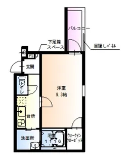 フジパレス堺南長尾I番館【1階】の間取り