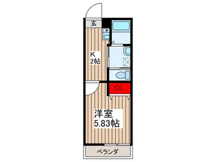 仮)新河岸共同住宅【1階】の間取り