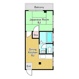 インハーバーフタバ【2階】の間取り