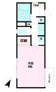 エクシブ吉祥寺1st,-STAGE【1階】の間取り