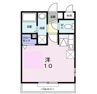 神奈川県横浜市港北区新吉田町【アパート】の間取り