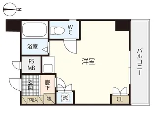 ライオンズマンション京橋【2階】の間取り